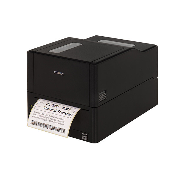 Citizen CL-E331 Printer | USB, LAN, Serial | Black | EN Plug